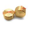 IBYZSO 2 Pcs 25x13mm 6mm Half-Shaft/D-Shaft Control Knob Gold Aluminum Knob Cap for Automotive, Industrial Use view 2
