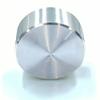 IBYZSO 2 Pcs 25x13mm Aluminium Knob Cap Silver 6mm Spline Shaft Replacement Control Handle for Potentiometer view 1