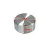 IBYZSO 2 Pcs 34x15mm Aluminium Knob Cap Silver 6mm Spline Shaft Replacement Control Handle for Potentiometer view 2