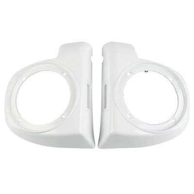 Motorcycle 6.5" Fairing Lower Speaker Boxes For Harley Touring Models 2014-2024 Electra Street Road Glide FLHX FLHT FLTRX(White)