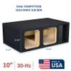 10" 30-hz Dual Competition Solo-baric ported sub Box Speaker Box subwoofer Enclosure Stereo car Audio Home Audio view 2