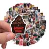 100pcs Horror Movie Stickers Halloween Waterproof Sticker Decals Water Bottle Skateboard Laptop Horror Stickers for Kids Teens Adults view 3