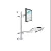 38 Series Aluminum Alloy Industrial Equipment Double arm Computer Hanger Monitor Bracket arm Keyboard Integrated Bracket(LJ-BLYA04) view 1