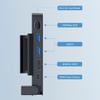 Hagibis Steam Deck Docking Station, 6 in 1 USB-C Dock Stand for SteamDeck OLED with 100W Power Delivery, 4K@60Hz HDMI, 1000Mbps RJ45,2 USB 3.0, Micro SD Card Reader, Portable USB Hub Kickstand view 2
