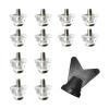 Football Boot Studs 30PCS Football Shoe Spikes - Turf Replacement for Indoor Outdoor Training(13.00MM) view 2