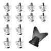 Football Boot Studs 30PCS Football Shoe Turf Spikes - Replacement for Indoor Outdoor Training(13.00MM) view 1