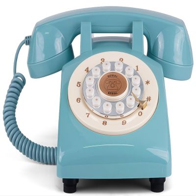 RetroVox Audio Guest Book Wedding Phone Guestbook Guest Audio Message Book, Vintage Style for Wedding Reception, Bridal Shower, Baby Shower06 Tiffany Blue