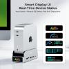 RayCue SmartDock Pro for Mac mini M4 Dock Stand with M.2 NVMe SSD Enclosure, 4K 60Hz HDMI, 10Gbps USB-C/A, Gigabit Ethernet, SD/TF Card Readers  Space-Saving Vertical Hub Compatible with Mac mini view 2