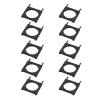 10PCS Aluminum Alloy 20mm 22mm 25mm 28mm 30mm 35mm 40mm Pipe Clamp Tubing Clip Carbon Tube Joint Connector for RC Plant UAV(Aluminum Black 40mm) view 1
