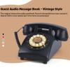 RetroVox Audio Guest Book Wedding Phone Guestbook and Signage Guest Audio Message Book, Vintage Style for Wedding Reception, Bridal Shower, Baby ShowerM Black view 2
