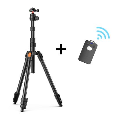 71" Camera Tripod, Phone Tripod with Remote, 360Ball Head, Max Load 8kg/17.64lb