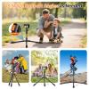 71" Camera Tripod, Phone Tripod with Remote, 360Ball Head, Max Load 8kg/17.64lb view 4