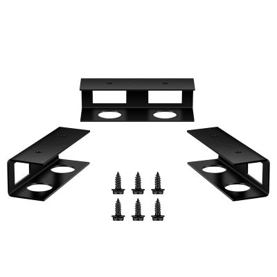 SPONGL Under Desk Storage Rack Metal Under Desk Holder Laptop Tablets Keyboard Stand Keep Your Work Space Neat and Organized