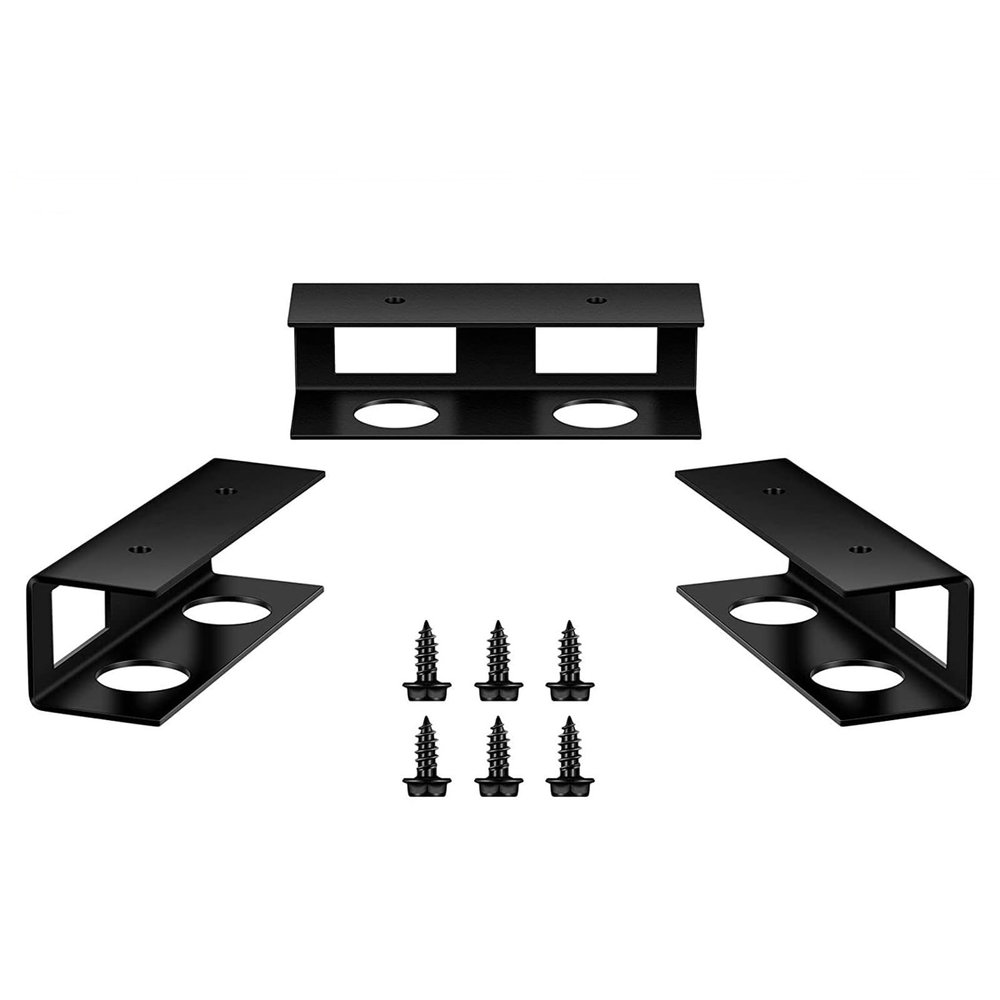 SPONGL Under Desk Storage Rack Metal Under Desk Holder Laptop Tablets Keyboard Stand Keep Your Work Space Neat and Organized