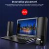 CYANGBO Computer Speakers for Desktop, Computer Speakers Detachable Speaker Movie Surround Sound Subwoofer for Computer PC Laptop USB Music Player(C,Standard Version) view 3