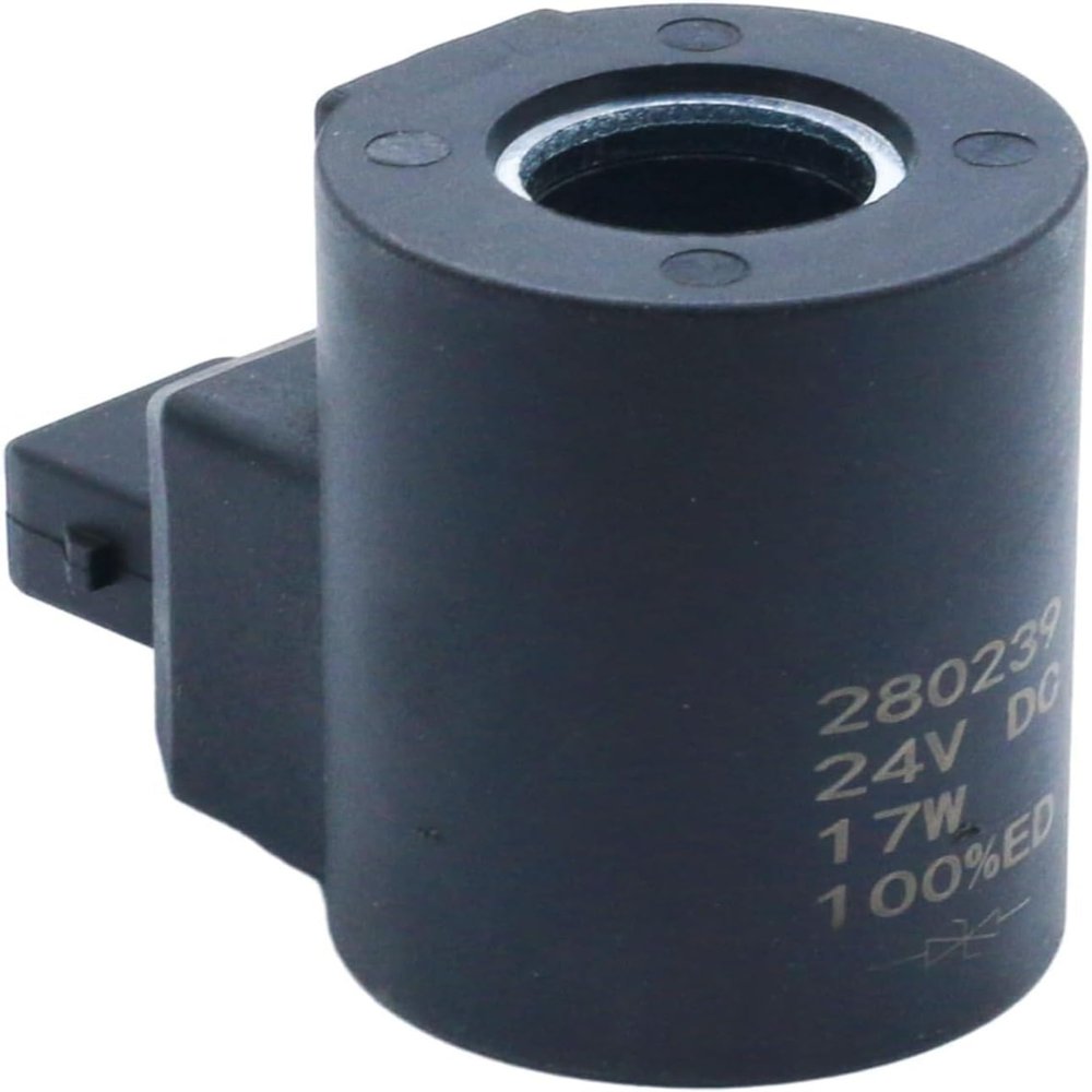 24V Solenoid Valve Coil 17W for Bucher 280239 Liebherr 10333044