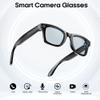 hellibito AI Smart Camera Glasses for Men Women, 4K Photography,1080P HD Video Recording,Real-Time Translation, Open-Ear Audio,Voice Assistant, Lightweight (Black Frame-Blue Light Blocking Lens) view 3