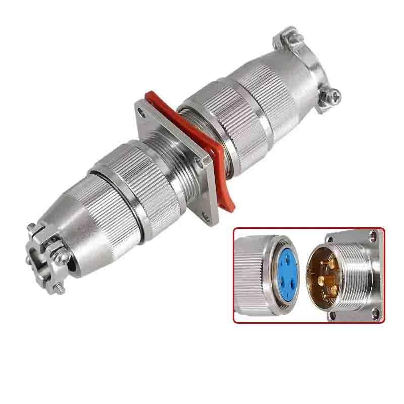 FLKPIEGRH Sealed Aviation Connector MX23 5 Pin Whole Set Glass Sealed Male Plug and Female Socket Docking Type Glass Sealing