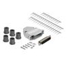 CompuCablePlusUSA.com D-Sub High Density 44 Pin Male Crimp Type DIY Kit with Shielded Metal Hood (Male, High Density DB44) view 1