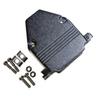 CompuCablePlusUSA.com D-Sub High Density 44 Pin Male Crimp Type DIY Kit with Shielded Metal Hood (Male, High Density DB44) view 2