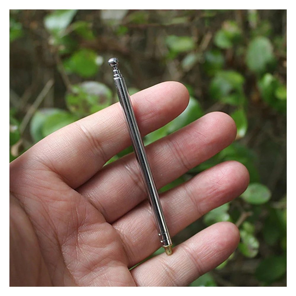 4 Section Stainless Telescopic Aerial Antenna TV Radio DAB AM/FM Telescopic Aerial Antenna 237mm
