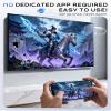 2026 Upgrade Wireless Display Dongle Adapter, Portable Transmitter 1080p HDMI Streaming, AirPlay/Miracast, 5GHz WiFi | Plug & Play for Smartphone/PC/TV/Projector view 2