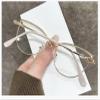 Blue Light Blocking Glasses Women Anti Eyestrain Computer Cat Eye Eyeglasses Cat Eye Photochromic Glasses(Pink Gold) view 2