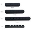 3/5/7 Clips Cable Winder Desktop Self Adhesive USB Charging Cable Holder Wire Wrapped Cord Table Organizer Office Supplies(Grey 3 Holes) view 3