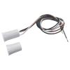 2 Wired Door Window Magnetic Contact Sensors with Recessed and Mounting, Switch System for Entry Point Surveillance in Security Alarms view 1