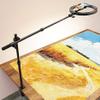 Ring Light for Desk with Overhead Phone Mount and Phone Holder - CRI >95 - Ring Light with Stand for Video Recording, Adjustable Desk Tripod with Ringlight for Artist/Painting/Content Creator/DIY view 1