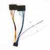 24Pin ISO Radio Wiring Harness Adapter for Ford 2003-2013 F150 F250 Lincoln Navigator Mercury Mountaineer, Aftermarket Stereo Harness with SWC & Reverse Camera Cable (16pin to 8+8pin) view 1
