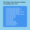 24Pin ISO Radio Wiring Harness Adapter for Ford 2003-2013 F150 F250 Lincoln Navigator Mercury Mountaineer, Aftermarket Stereo Harness with SWC & Reverse Camera Cable (16pin to 8+8pin) view 4