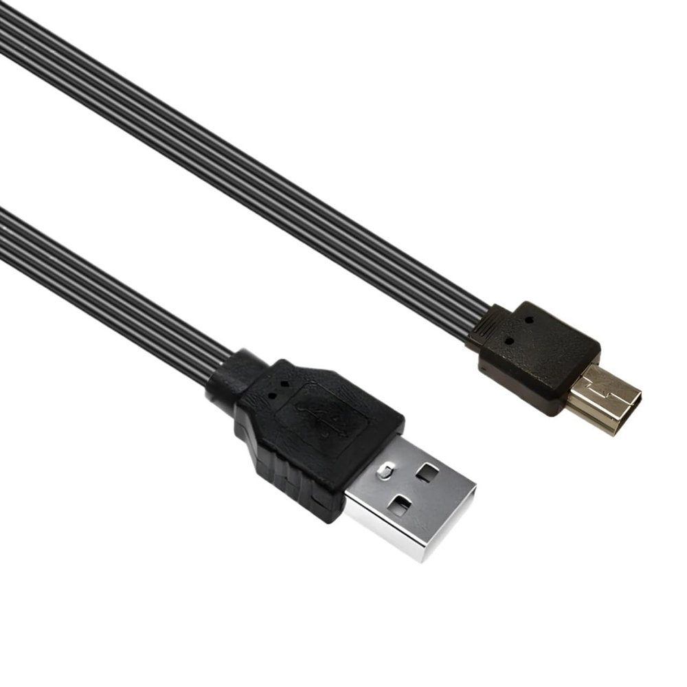 QQEURZSF 10CM 20CM USB 2.0 Data Sync Cable to mi ni USB 90 Angle Elbow 5 Pin B Male to Male 0.5m 0.300CM 1m charg*/ing Cable(1M,AMST-V3ST)