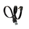 QQEURZSF 10CM 20CM USB 2.0 Data Sync Cable to mi ni USB 90 Angle Elbow 5 Pin B Male to Male 0.5m 0.300CM 1m charg*/ing Cable(1M,AMST-V3ST) view 4