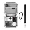 Camera Organizer Bag for Insta360 GO Ultra Anti-Compression Protective Cover PU Carrying Case Camera Mini Storage Bag Travel Vlog Portable Bag with Hand Lanyard and Hook view 1