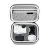 Camera Organizer Bag for Insta360 GO Ultra Anti-Compression Protective Cover PU Carrying Case Camera Mini Storage Bag Travel Vlog Portable Bag with Hand Lanyard and Hook view 2