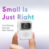 Sanpyl Mini Keychain Camera, 1080P 2MP Mini Thumb Sized Digital Camera with 32GB Storage Card, 100M Use Time, Micro Video Camera for Travel Study (White) view 2