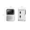 Sanpyl Mini Keychain Camera, 1080P 2MP Mini Thumb Sized Digital Camera with 32GB Storage Card, 100M Use Time, Micro Video Camera for Travel Study (White) view 3
