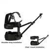 Hongtoo DSLR Camera Vest Rig Support, Black, Aluminum, Chest Mount Stabilizer System with Shoulder Strap, 2kg Load Capacity, Front and Rear Shooting First Perspective Shooting view 3