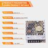 SBJ LRS-35-15 35W AC-DC Switching Power Supply with 15V/2.4A Output, Universal Input 85-264VAC, Compact Design for Industrial Automation Systems and Home Appliances view 3