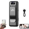 Infrared Night Vision Portable Recorder, Body Cameras with Audio and Video Recording, HD 1080p Noise Reduction Camera Clip On, 180 Degree Rotatable Lens, Wearable POV Camera for Cycling (WiFi) view 1