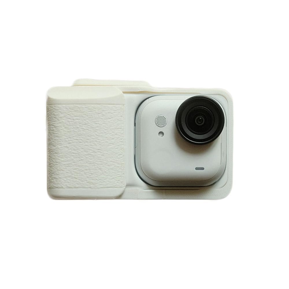 3D Printing Street Grip Vlog Holder Combo Camera Grip Holder for Insta 360 Go Ultra Camera Stand Accessories (White)