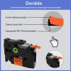 GREENCYCLE Compatible for Brother P-Touch Label Tape TZe-B11 6mm 0.23" Laminated Fluorescent Orange TZeB11 TZ-B11 TZe TZ 1/4 inch Black on Orange Label Tape for PTH100 PTH110 PTH107, 4 Pack view 2