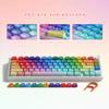MOA Profile PBT Keycaps, 131 Keys Dye-Sublimation Custom Keyboard Keycaps Cute Rainbow Key caps for Cherry Gateron MX Swithes Mechanical Keyboards view 4