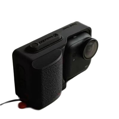 3D Printing Street Grip Vlog Holder Combo Camera Grip Holder for Insta 360 Go Ultra Camera Stand Accessories (Black)