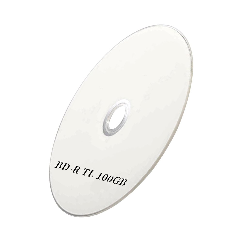 MAWFOZIN BD-R TL BDTL 100GB Enterprise Archival Grade Triple Layers 4X with 2 Pack White Inkjet Hub Printable Blank Disc Surface Blank Blu-Ray Recordable Media Jewel Case Box (2)