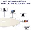 MAWFOZIN BD-R TL BDTL 100GB Enterprise Archival Grade Triple Layers 4X with 2 Pack White Inkjet Hub Printable Blank Disc Surface Blank Blu-Ray Recordable Media Jewel Case Box (2) view 3