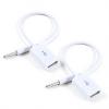 Exircy 2-Pack AUX to USB Adapter, 3.5mm Male Audio Jack to USB 2.0 Female Converter Cable Only for Car AUX-in with MP3 Decoder view 1