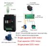 1Pcs Frequency Converter for Motor 220V 0.75KW/1.5KW/2.2KW 1 Phase Input and Single Output 50hz/60hz AC Drive VFD Frequency Inverter(220V 2.2kw 3HP) view 3
