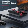 Cuifati Wired Mechanical Number Pad, Programmable 17 Keys Numpad with RGB Led Backlight, Hot Swappable Numeric Keypad with Joystick Control for PC Laptop (Black) view 3